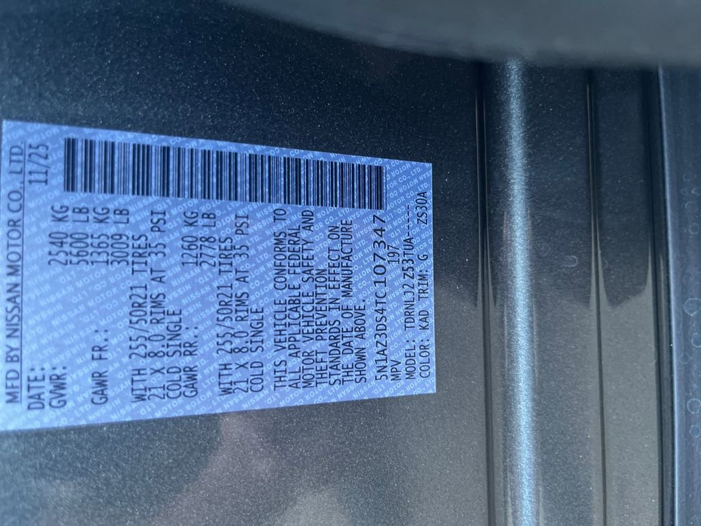 New 2026 Nissan Murano Platinum w/ Cargo Package AWD/4WD image 30