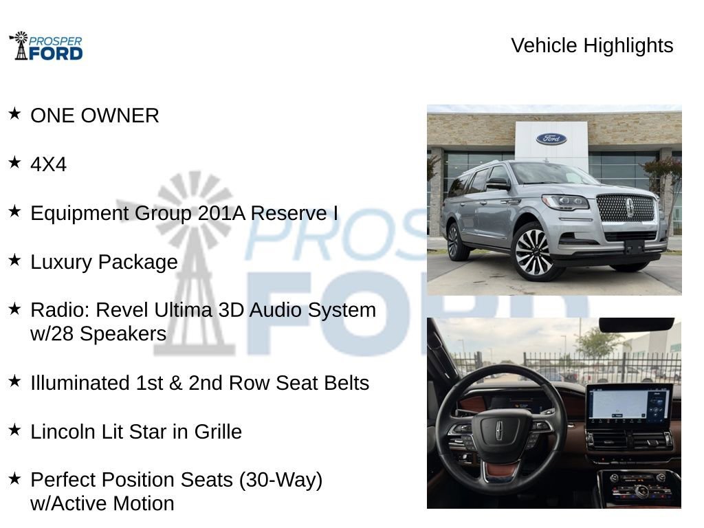 Used 2024 Lincoln Navigator L Reserve AWD/4WD image 5