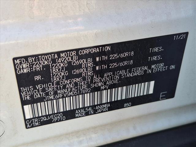Used 2021 Toyota RAV4 XSE AWD/4WD image 22