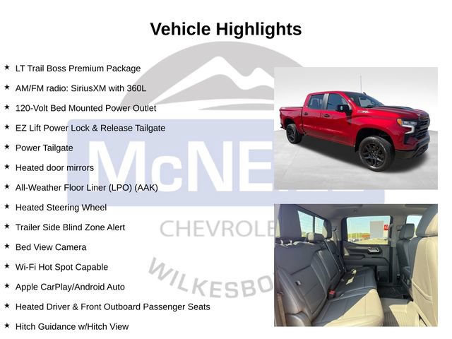 Used 2025 Chevrolet Silverado 1500 LT Trail Boss w/ LT Trail Boss Premium Package AWD/4WD image 10