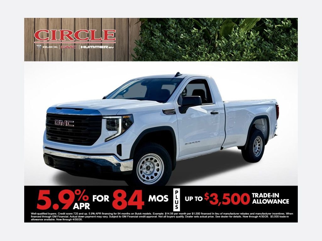 New 2026 GMC Sierra 1500 Pro w/ Pro Value Package