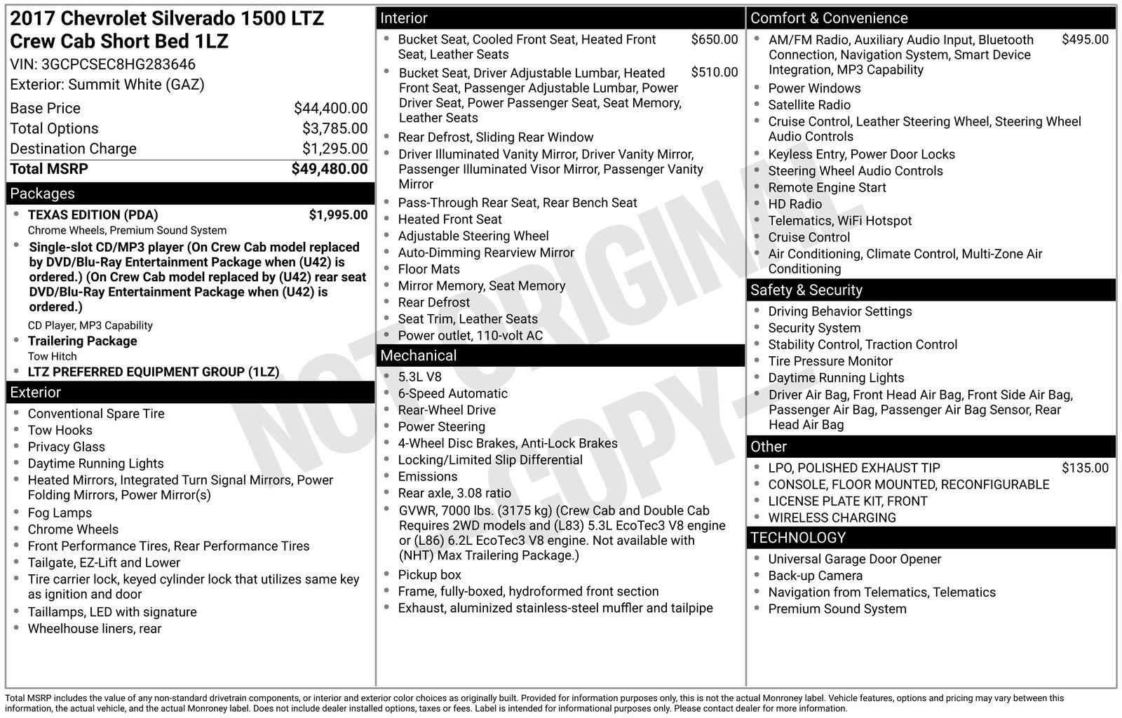 Used 2017 Chevrolet Silverado 1500 LTZ w/ Texas Edition RWD image 19