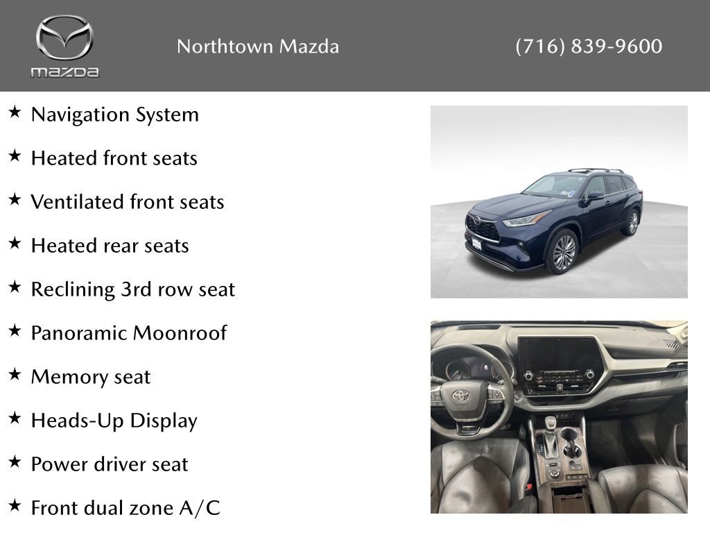 Used 2022 Toyota Highlander Platinum image 2