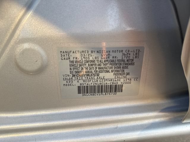 Used 2021 Nissan Versa SV FWD image 20