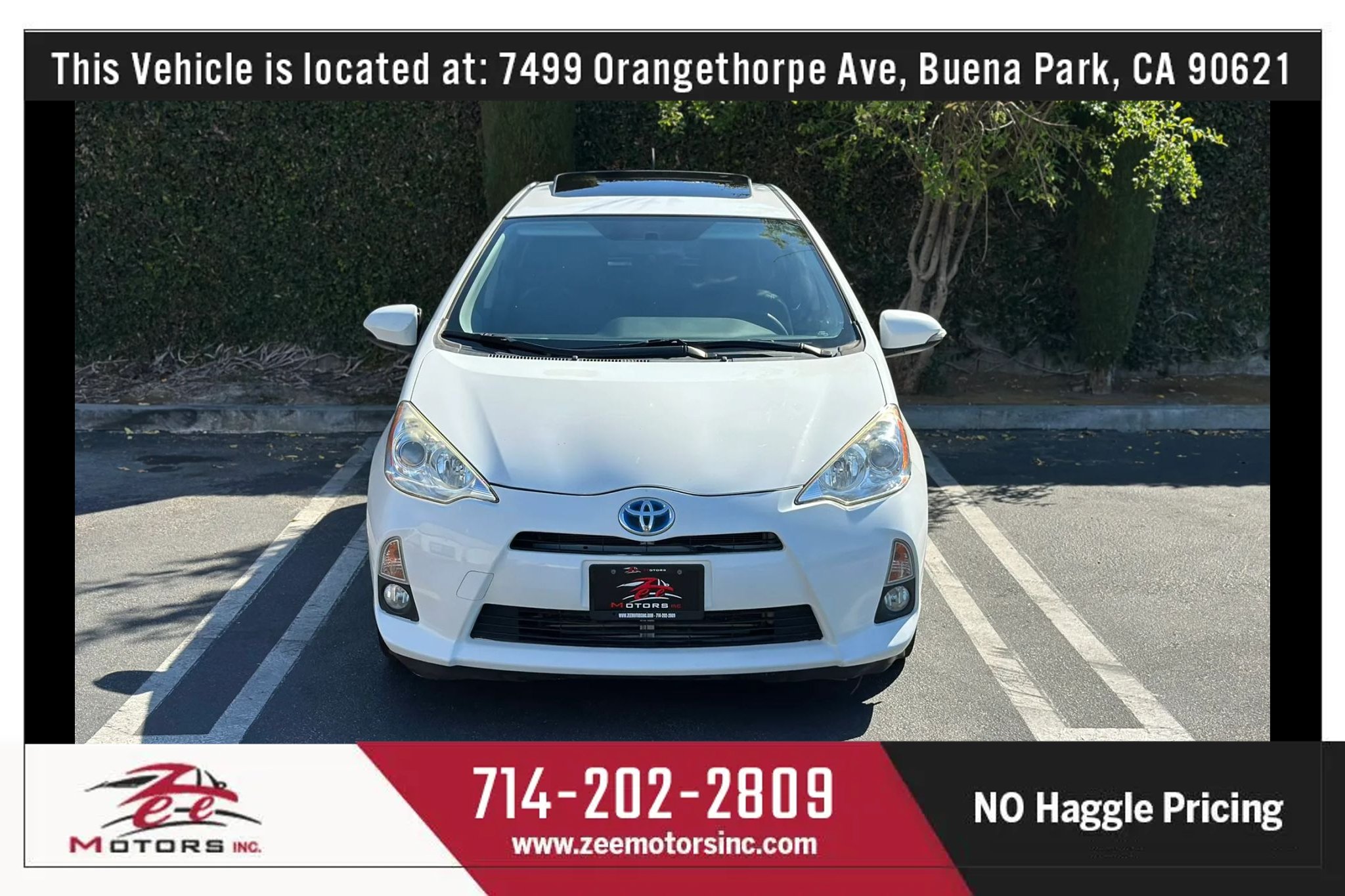 Used 2012 Toyota Prius C Four w/ Alloy Wheel Pkg FWD image 3