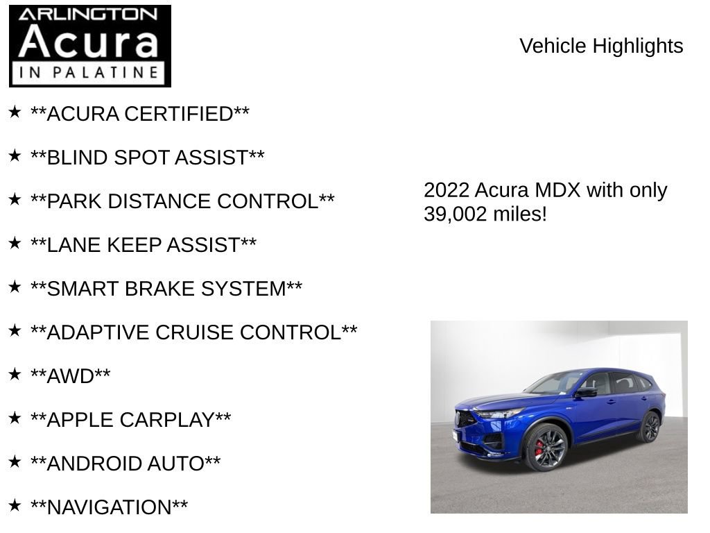 Certified 2022 Acura MDX Type S image 7