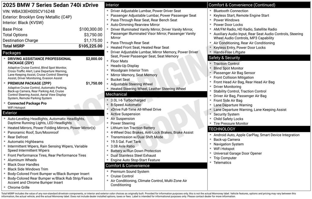Certified 2025 BMW 740i xDrive image 5