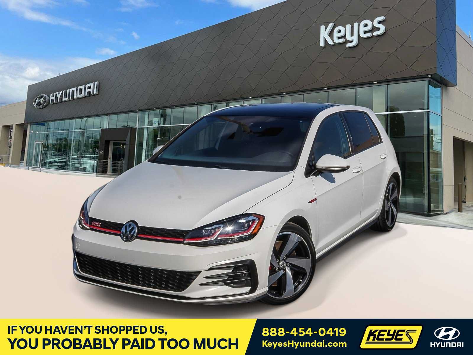 Used 2019 Volkswagen GTI SE FWD image 1