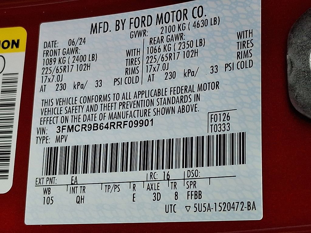 Certified 2024 Ford Bronco Sport Big Bend w/ Convenience Package image 28