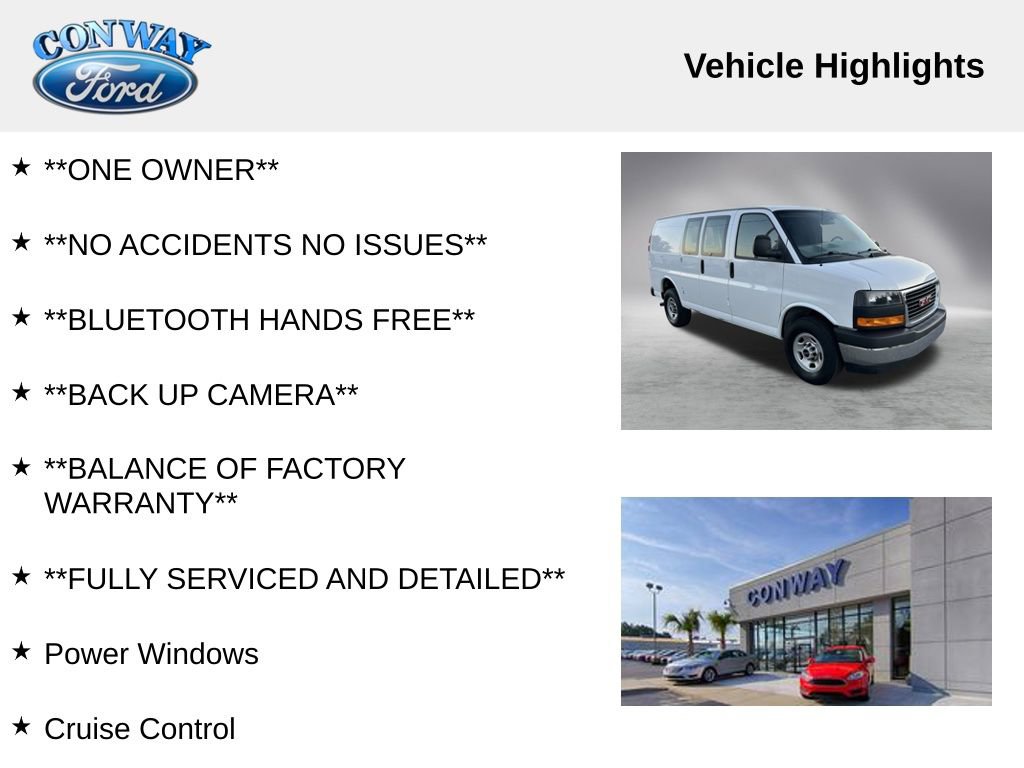 Used 2023 GMC Savana 2500 Work Van w/ Driver Convenience Package image 4