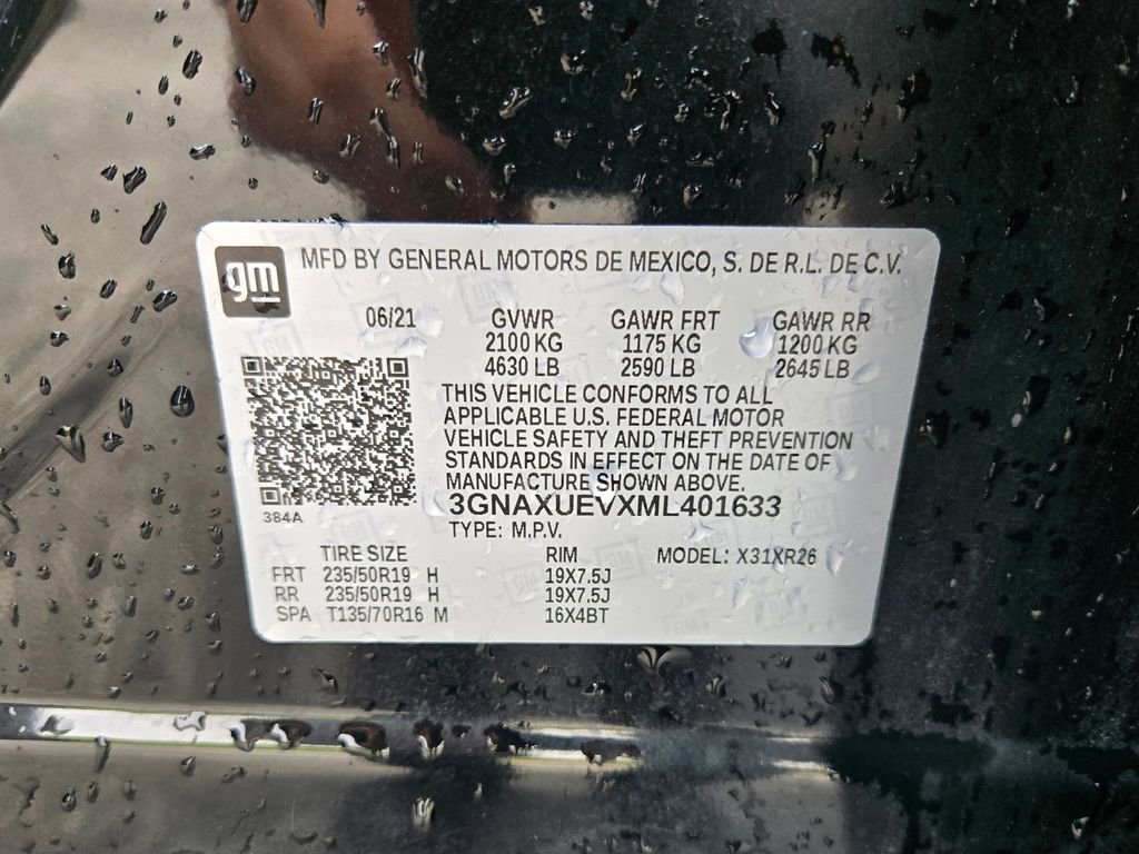 Used 2021 Chevrolet Equinox LT AWD/4WD image 32
