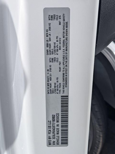 New 2026 RAM ProMaster 1500 FWD image 22