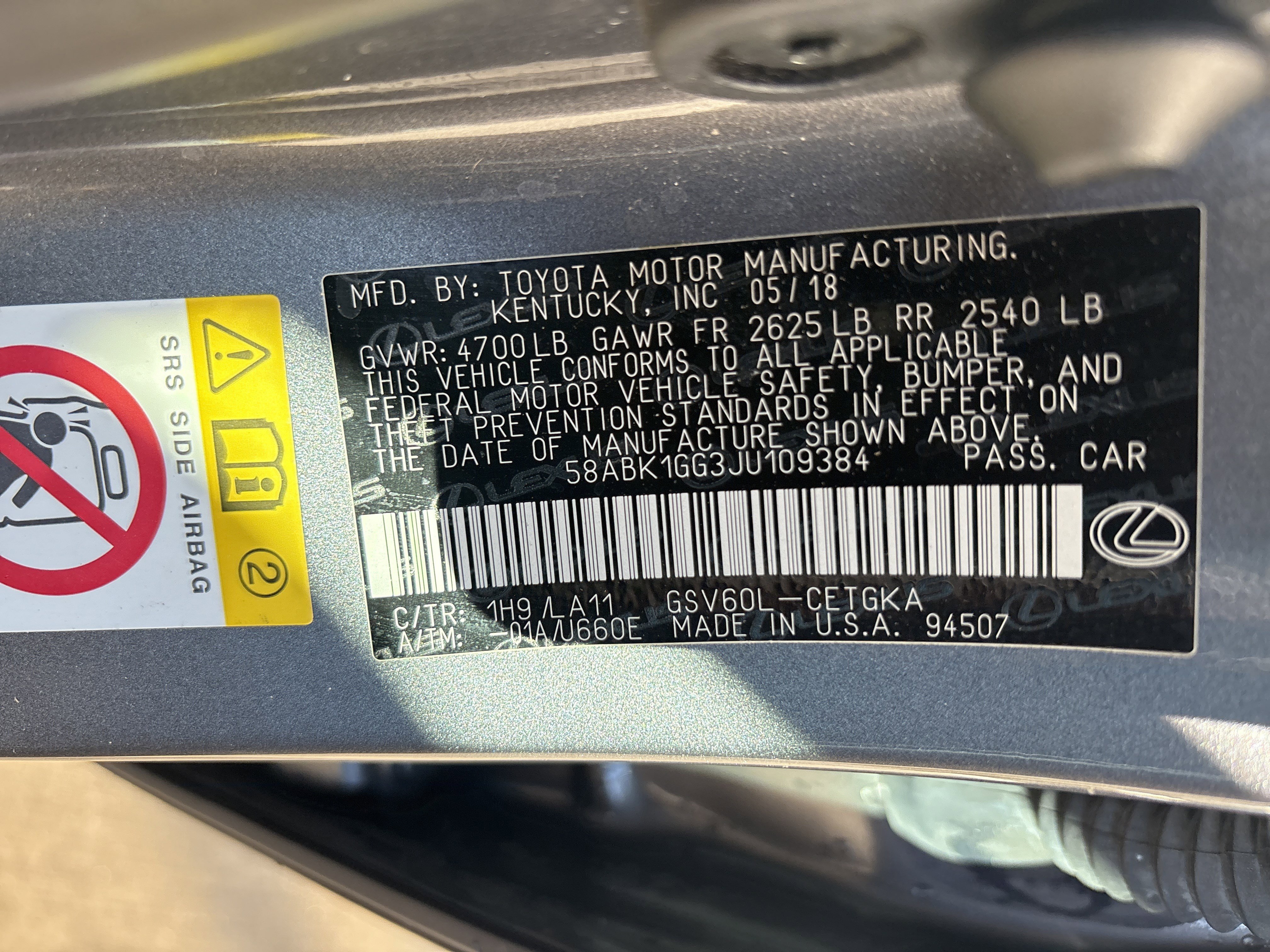 Used 2018 Lexus ES 350 image 35