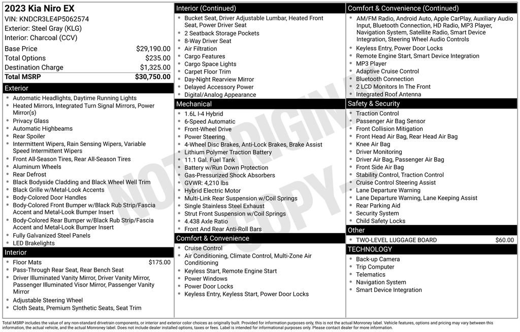 Used 2023 Kia Niro EX image 40