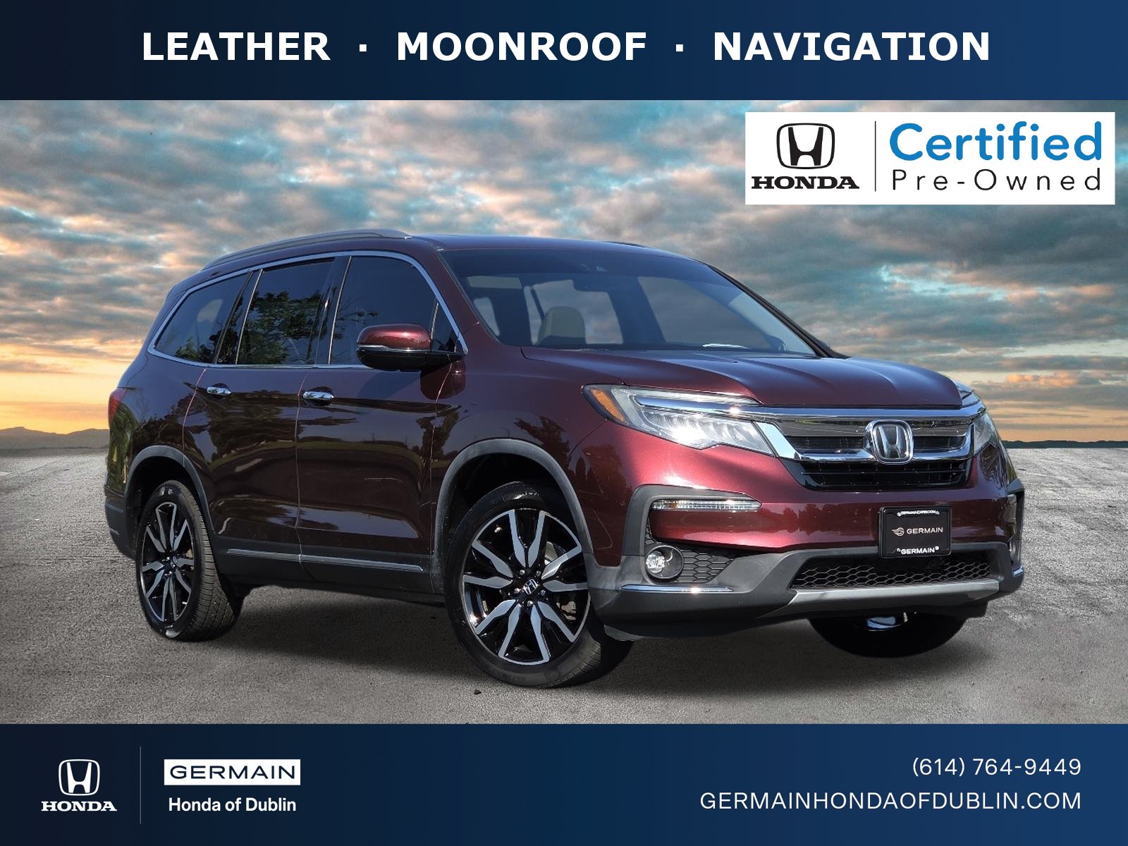 Certified 2020 Honda Pilot Elite