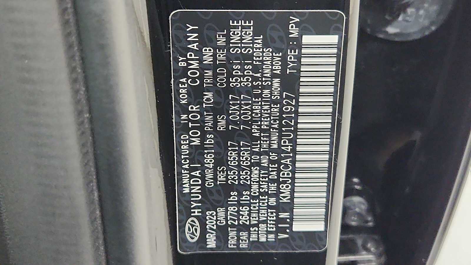 Used 2023 Hyundai Tucson Blue AWD/4WD image 11