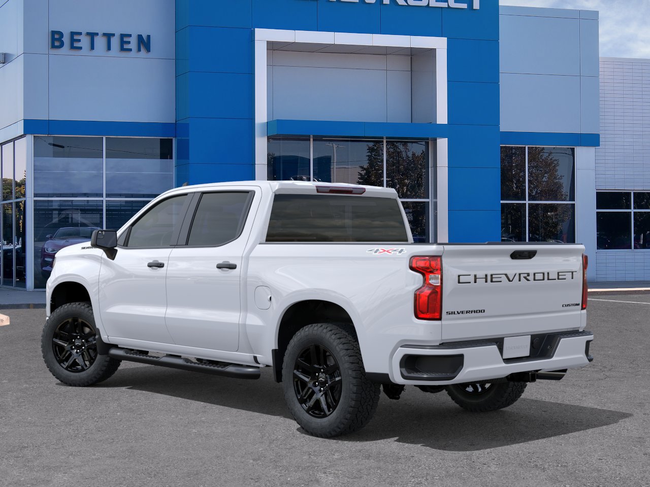 New 2026 Chevrolet Silverado 1500 Custom w/ Turbomax Blackout Package AWD/4WD image 3