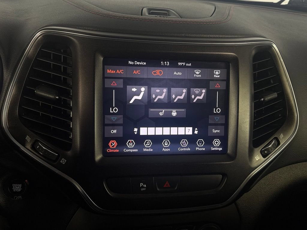 Used 2019 Jeep Cherokee Trailhawk w/ Cold Weather Group AWD/4WD image 17