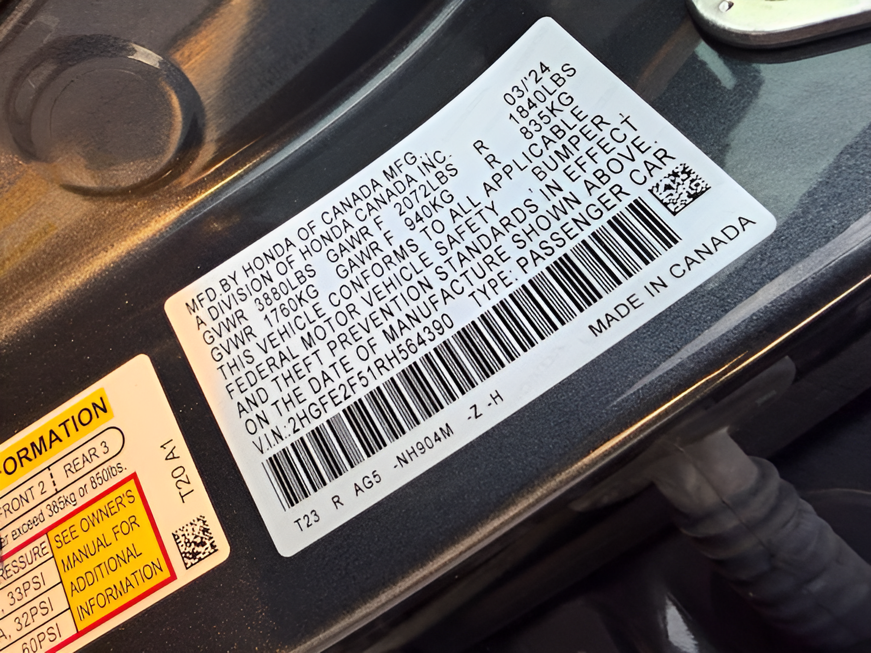Used 2024 Honda Civic Sport image 31