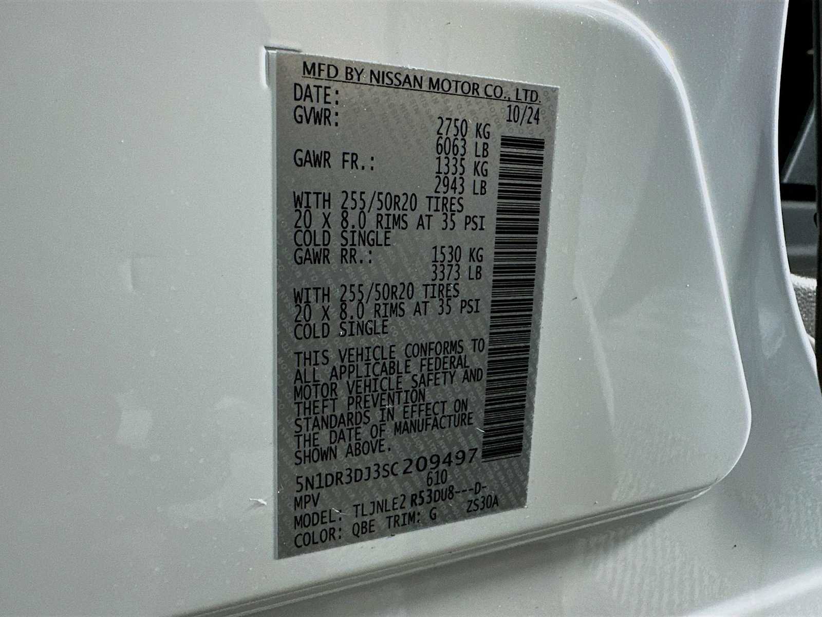 New 2025 Nissan Pathfinder Platinum w/ Cargo Package image 6