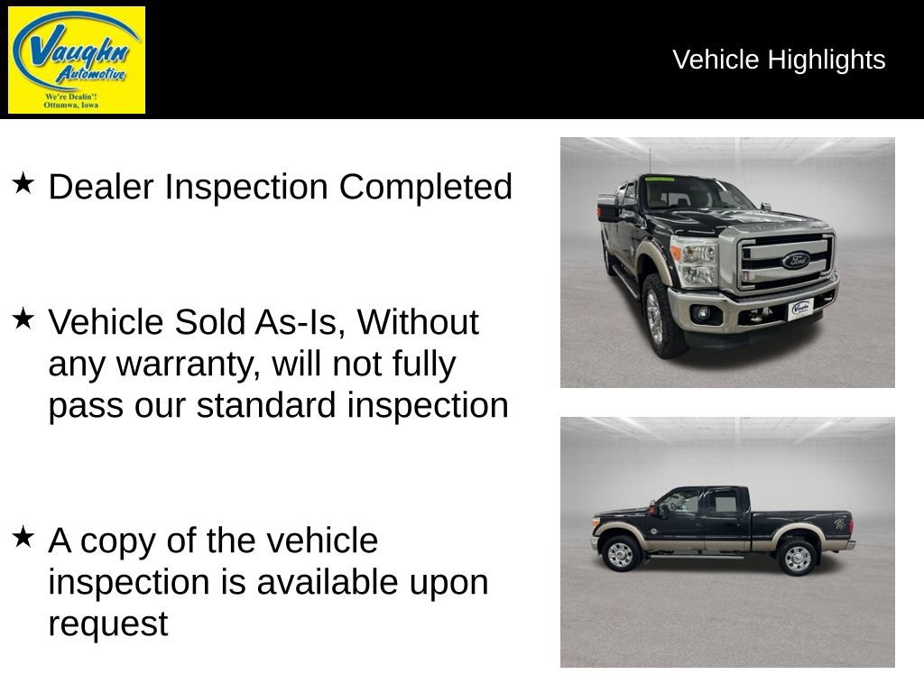 Used 2012 Ford F350 Lariat w/ Chrome Pkg AWD/4WD image 2
