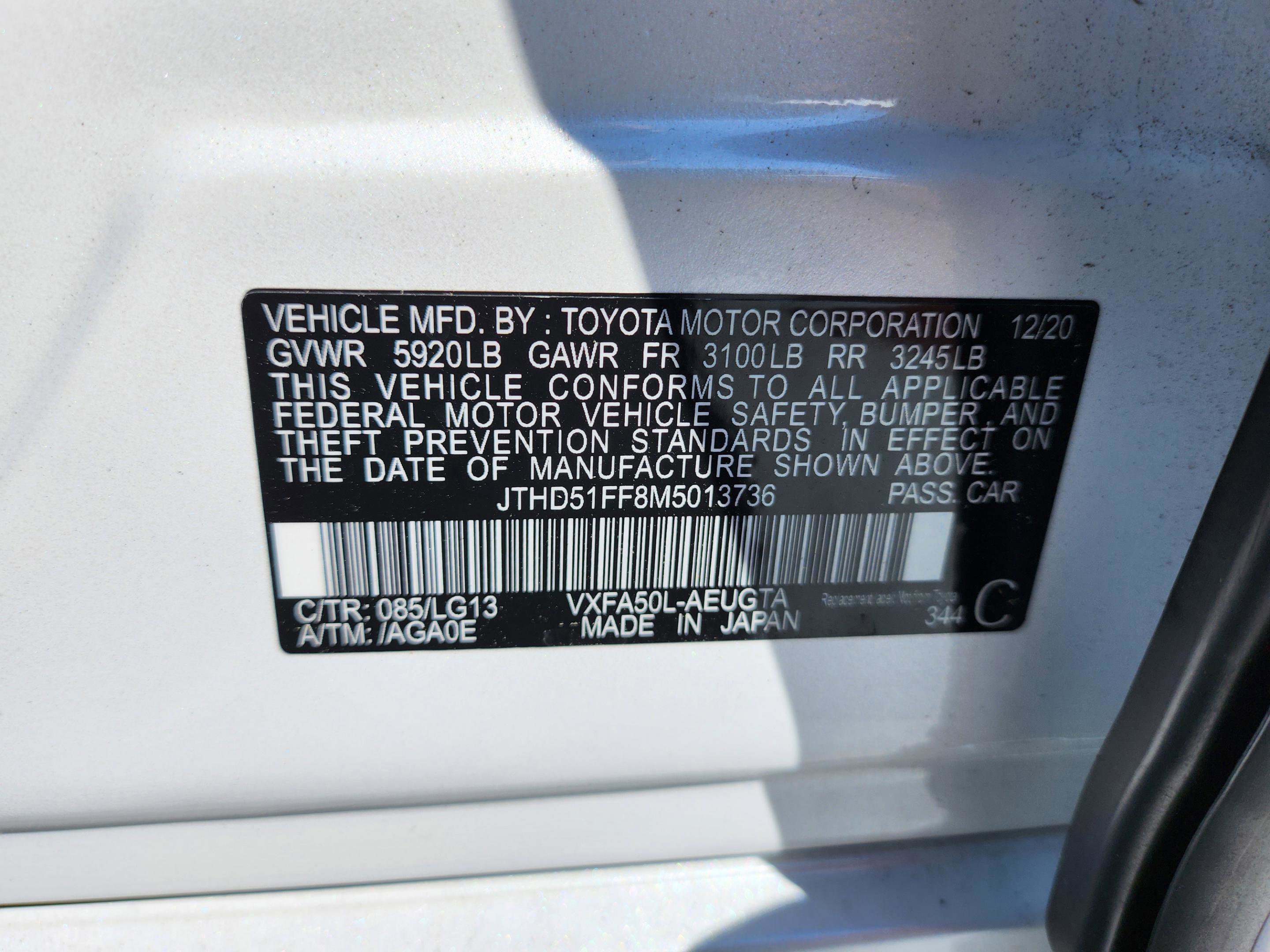 Certified 2021 Lexus LS 500 w/ Interior Upgrade Package RWD image 32