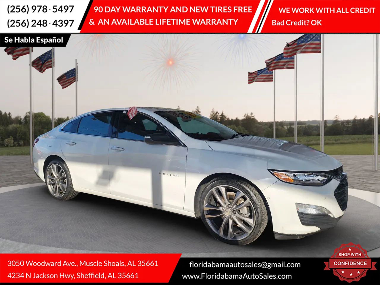 Used 2019 Chevrolet Malibu Premier w/ Sun and Wheel Package