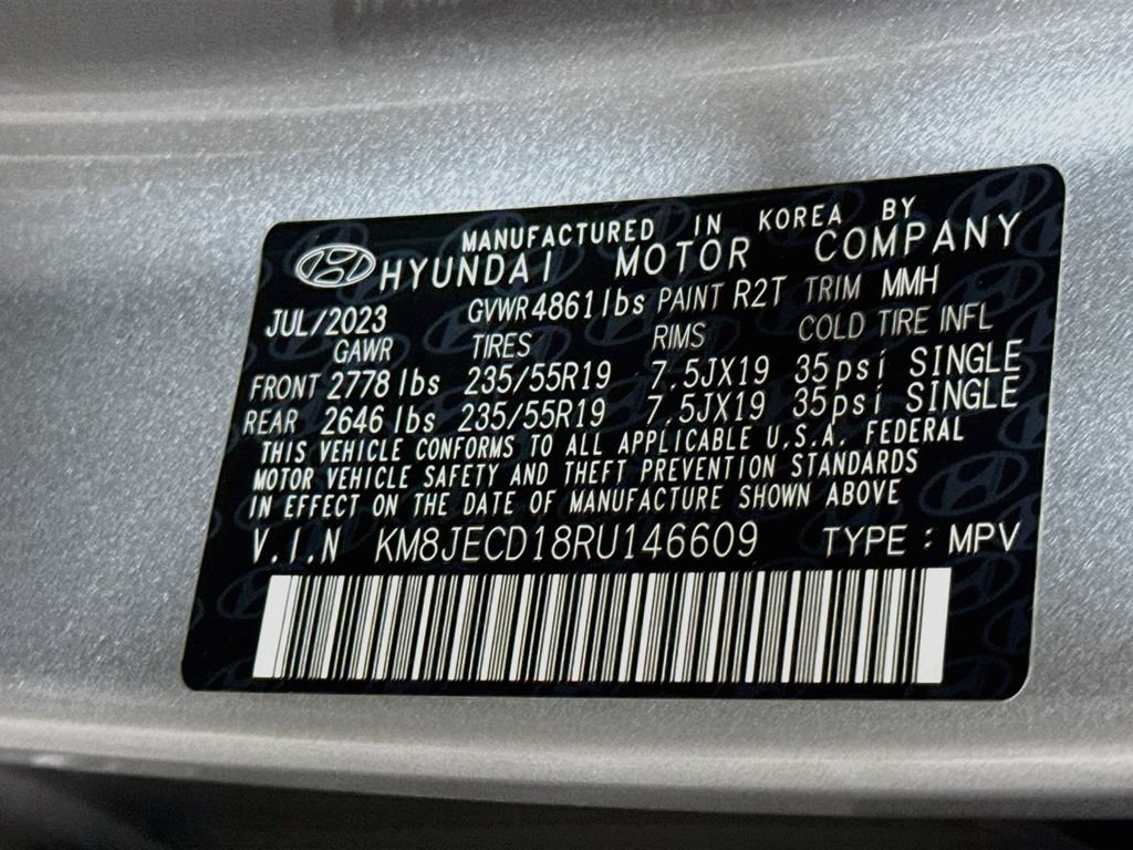 Certified 2024 Hyundai Tucson Limited AWD/4WD image 36