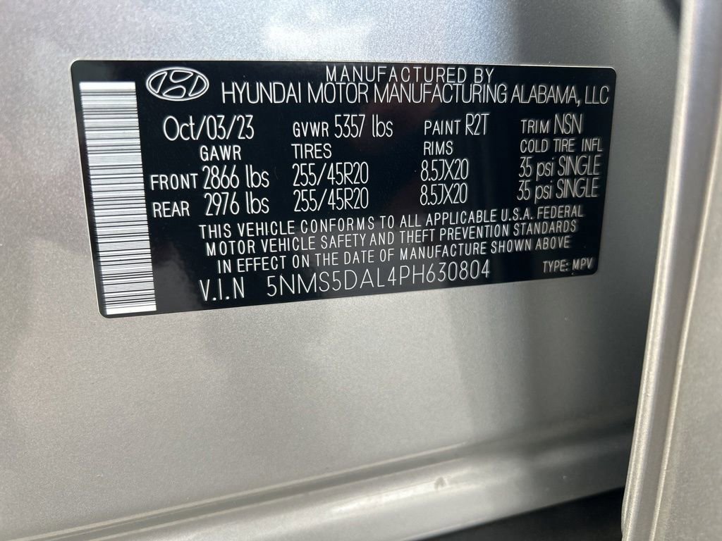 Used 2023 Hyundai Santa Fe Calligraphy image 49