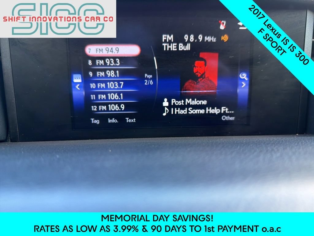 Used 2017 Lexus IS 300 AWD image 15