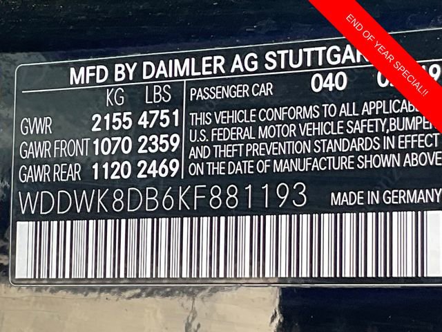 Used 2019 Mercedes-Benz C 300 Cabriolet w/ Premium Package image 19