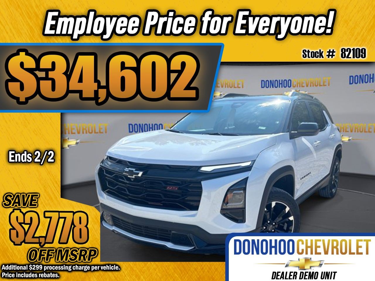 New 2026 Chevrolet Equinox RS w/ Convenience Package III image 1