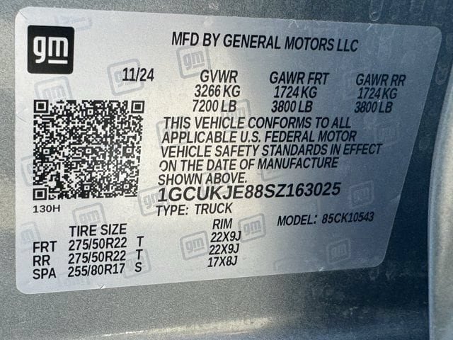 Used 2025 Chevrolet Silverado 1500 High Country AWD/4WD image 38