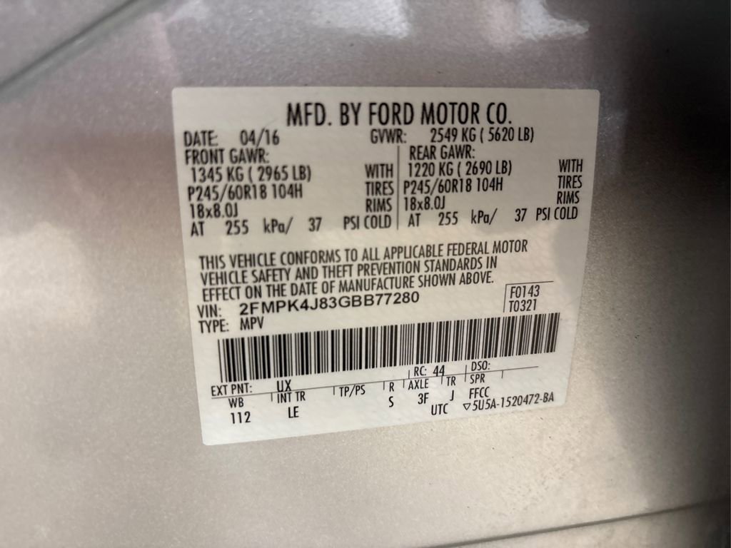 Used 2016 Ford Edge SEL w/ Equipment Group 201A image 16