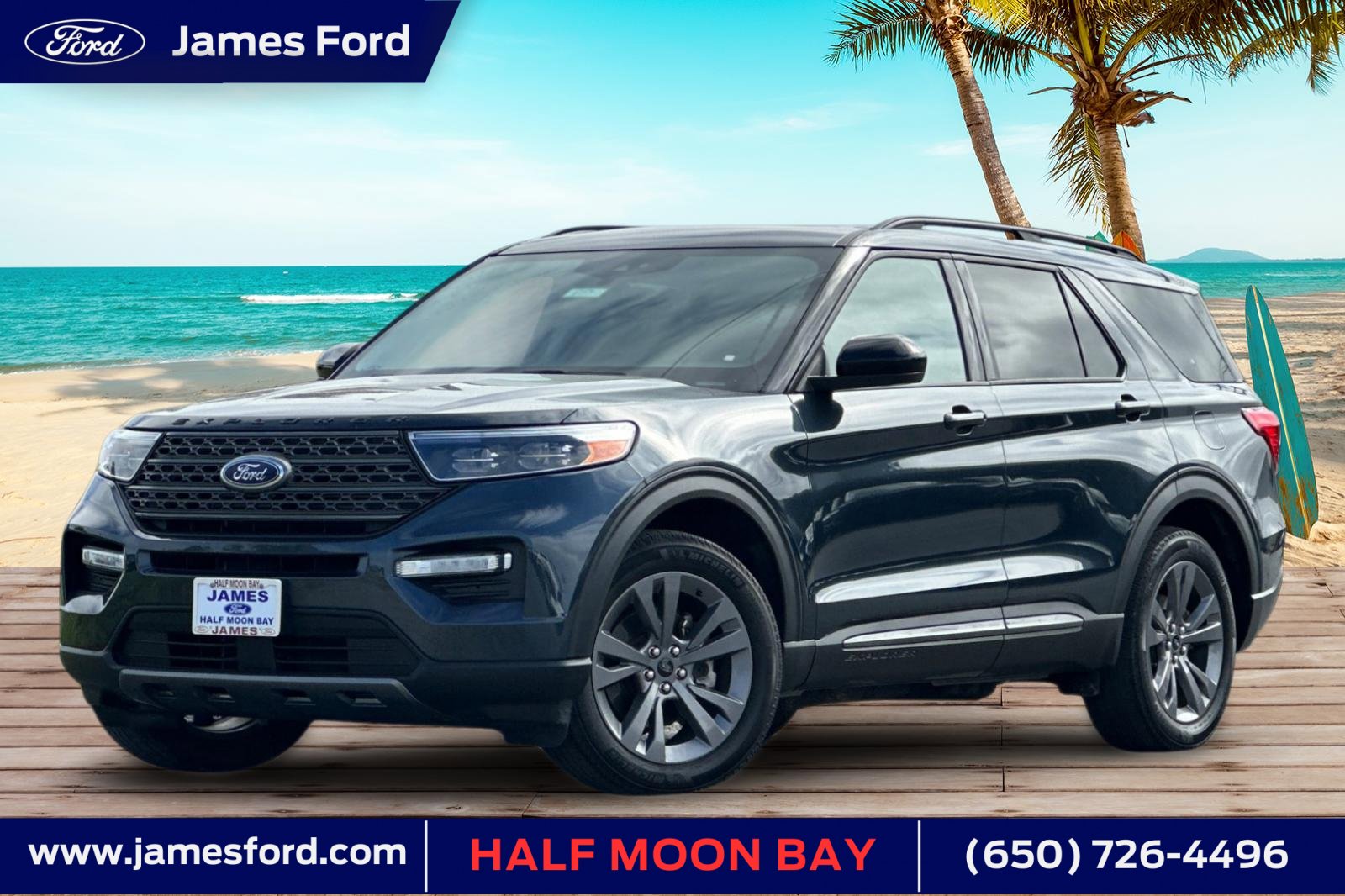 Used 2023 Ford Explorer XLT w/ Equipment Group 202A AWD/4WD image 1