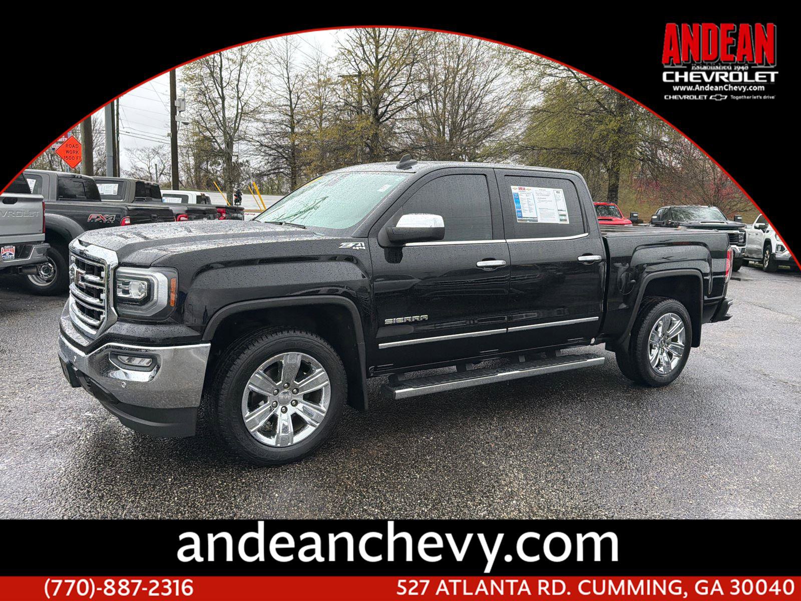Used 2018 GMC Sierra 1500 SLT AWD/4WD image 1