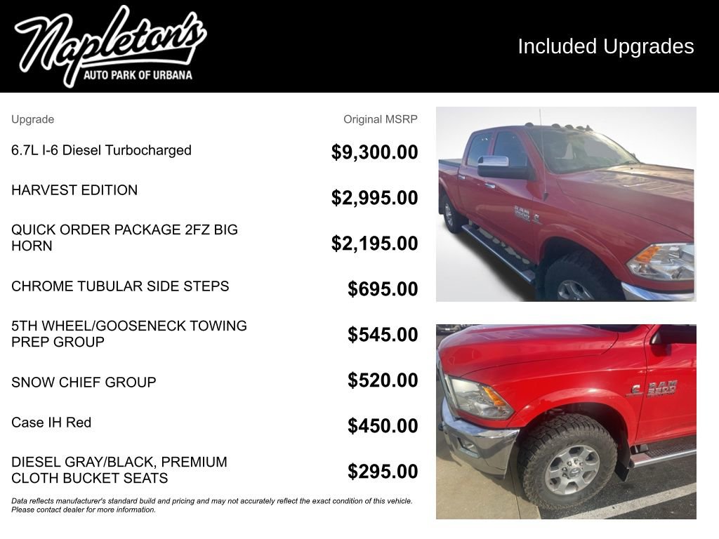 Used 2018 RAM 2500 Big Horn w/ Harvest Edition image 2