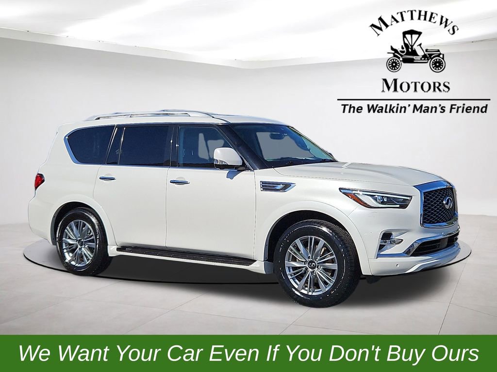 Used 2023 INFINITI QX80 Luxe w/ Cargo Package RWD image 1