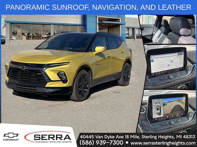 Certified 2023 Chevrolet Blazer RS w/ Driver Confidence II Package