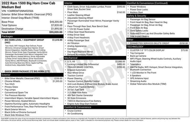 Used 2022 RAM 1500 Big Horn RWD image 31
