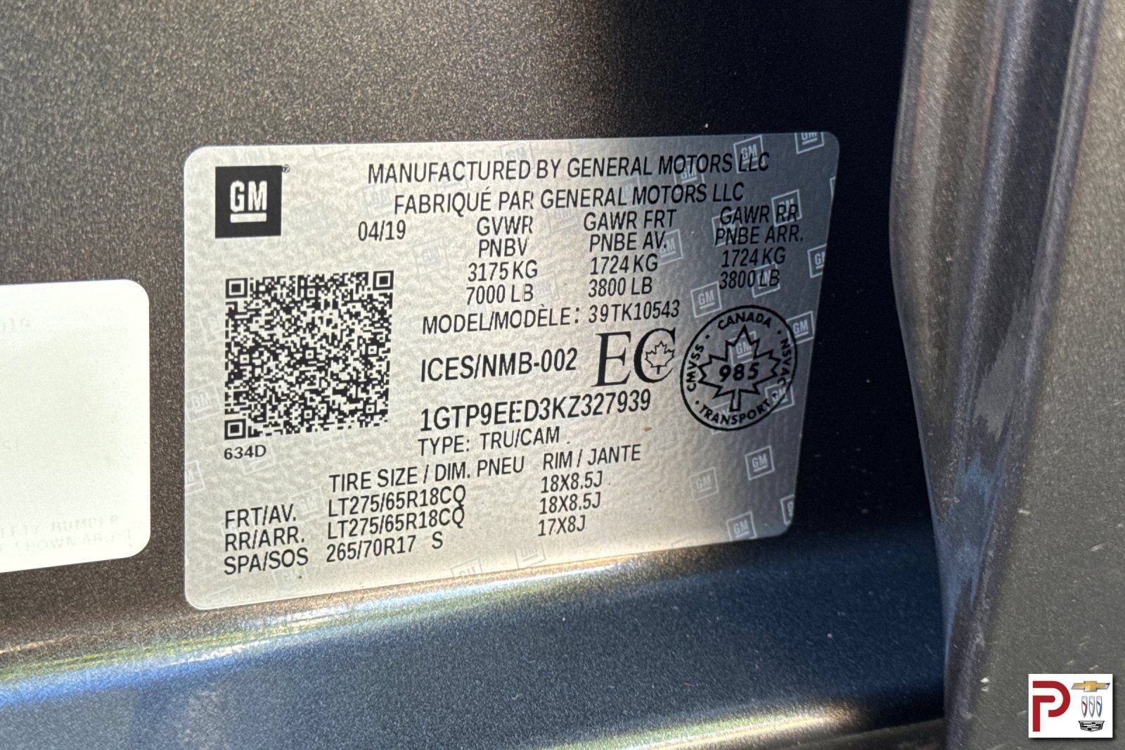 Certified 2019 GMC Sierra 1500 AT4 w/ AT4 Preferred Package AWD/4WD image 35