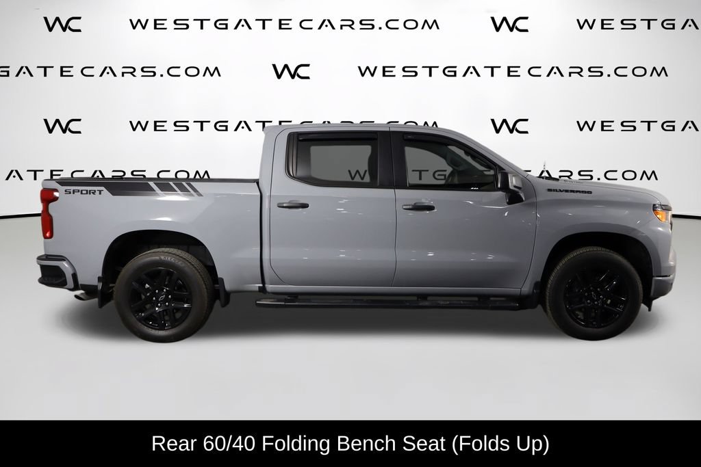 Used 2024 Chevrolet Silverado 1500 Custom w/ LPO, Dark Essentials Package RWD image 44