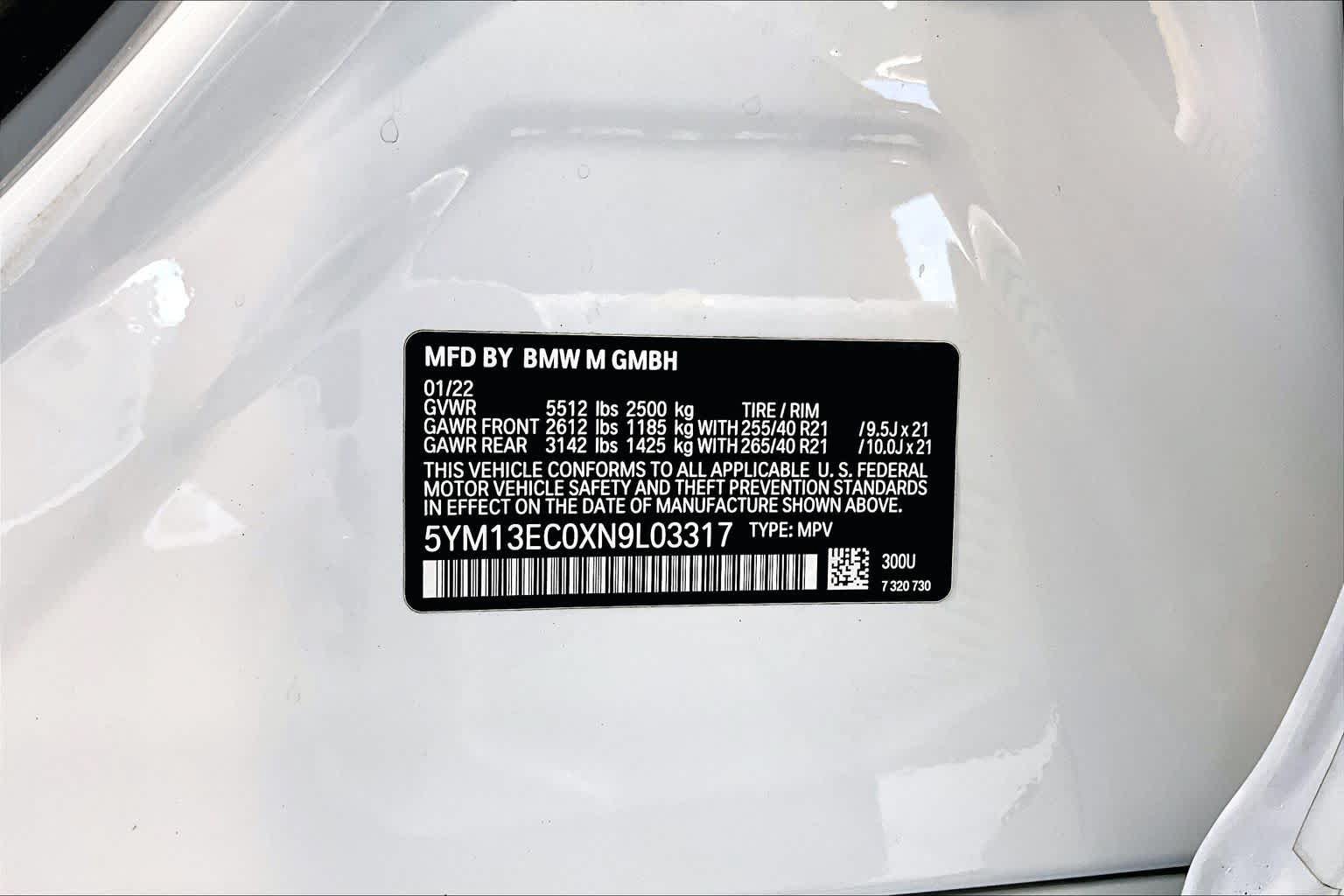 Used 2022 BMW X3 M w/ Executive Package AWD/4WD image 35
