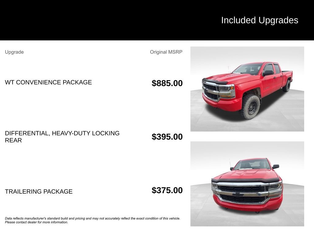 Used 2016 Chevrolet Silverado 1500 W/T w/ WT Convenience Package AWD/4WD video 2