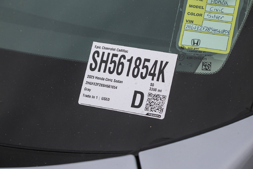Used 2025 Honda Civic LX image 56