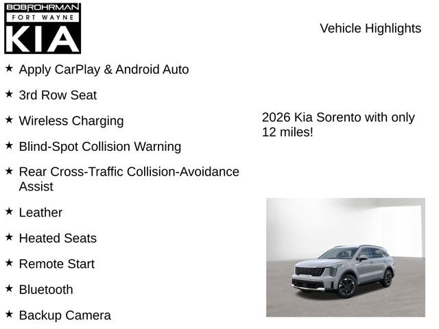 New 2026 Kia Sorento S image 7