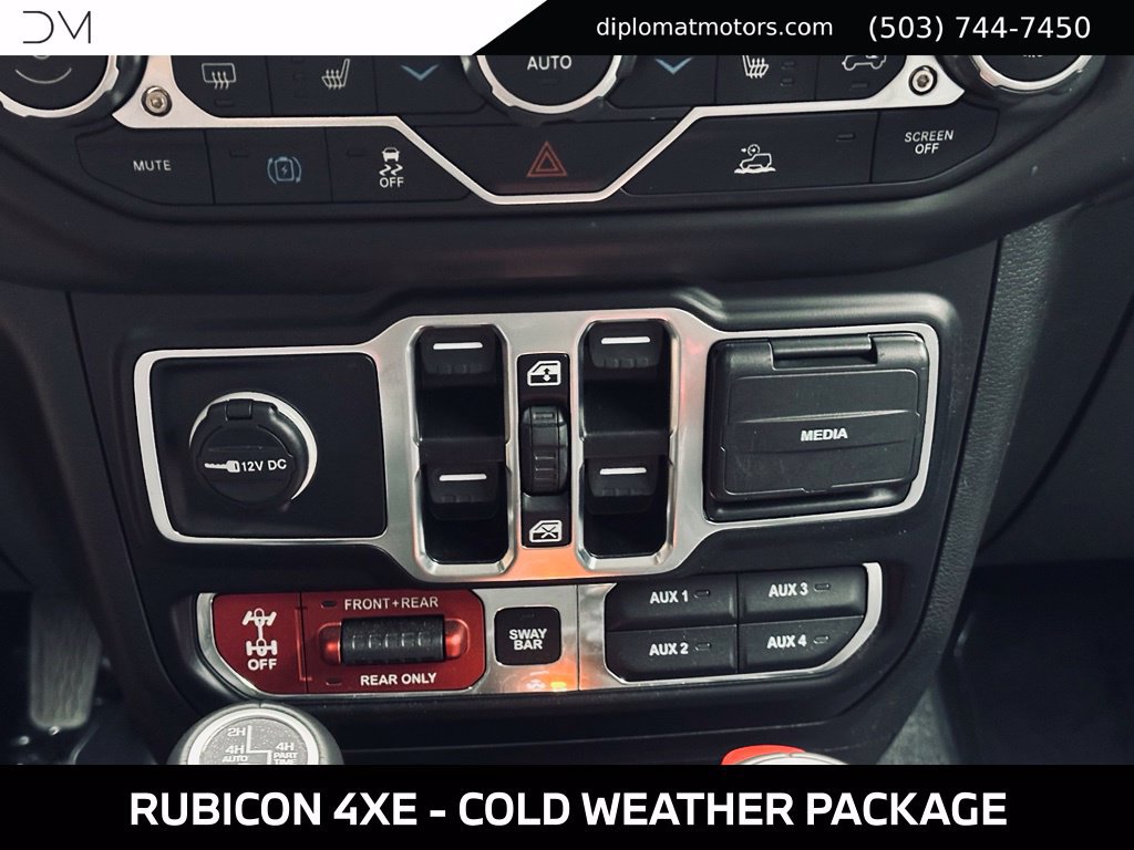 Used 2023 Jeep Wrangler Unlimited Rubicon 4xe w/ Cold Weather Group AWD/4WD image 35