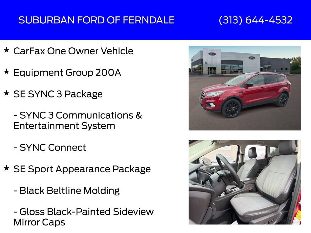 Used 2018 Ford Escape SE w/ SE Sport Appearance Package image 4