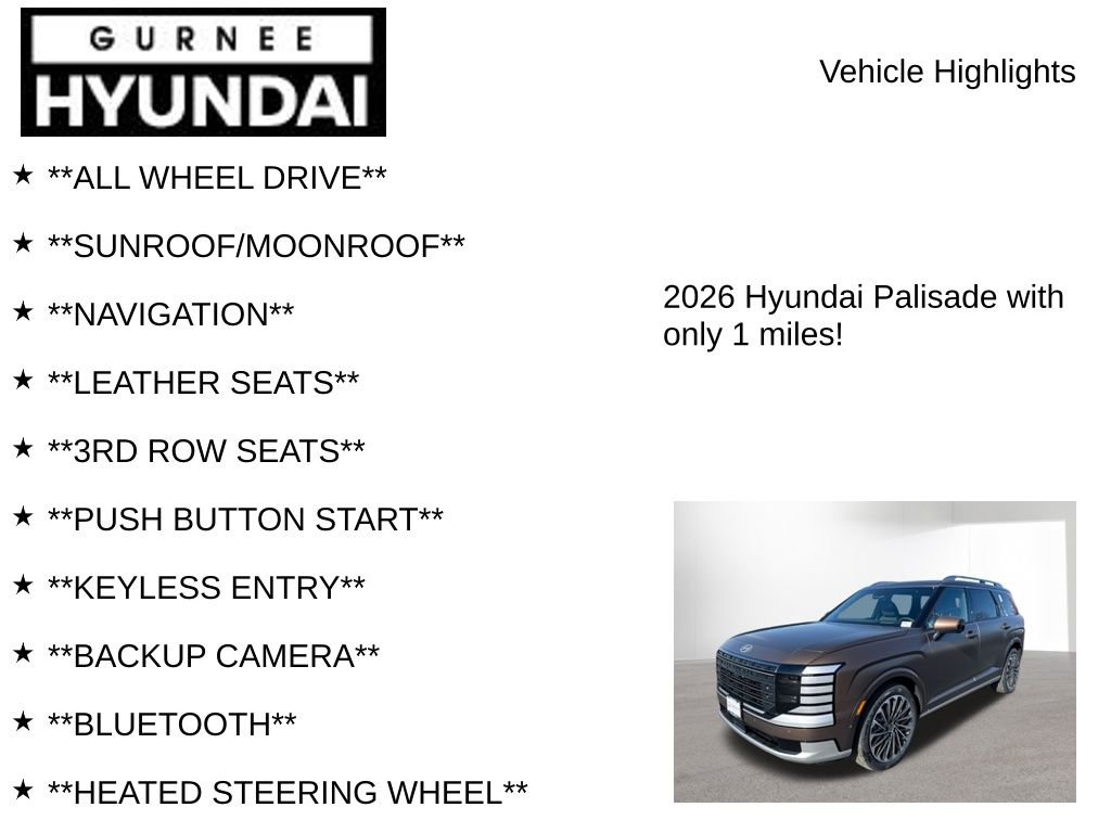 New 2026 Hyundai Palisade Calligraphy image 8