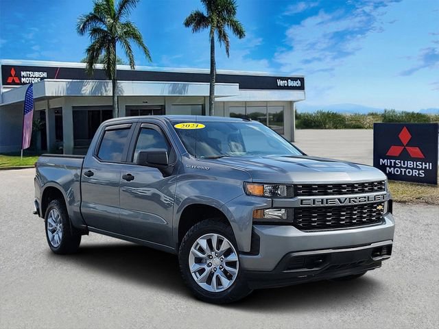Used 2021 Chevrolet Silverado 1500 Custom image 1